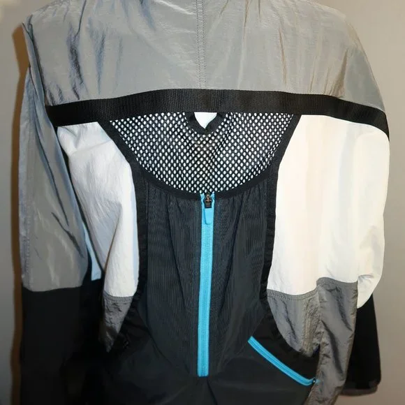2019 NIKE LAB NRG ISPA NYLON REFLECTIVE JACKET GREY WHITE BLACK POWDER BLUE XXL